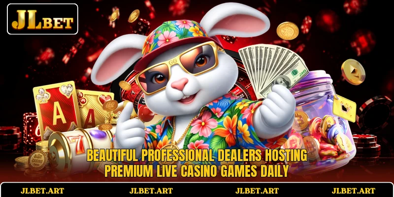Beautiful professional dealers hosting premium live casino games daily Beautiful professional dealers hosting premium live casino games daily