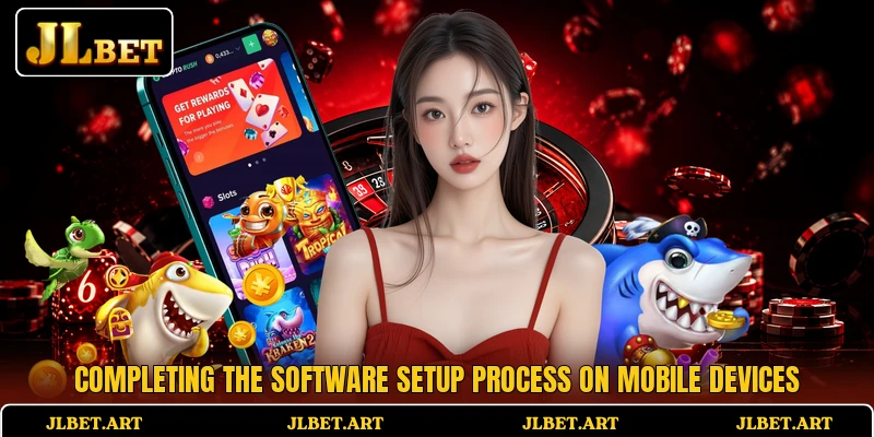 Completing the software setup process on mobile devices Completing the software setup process on mobile devices