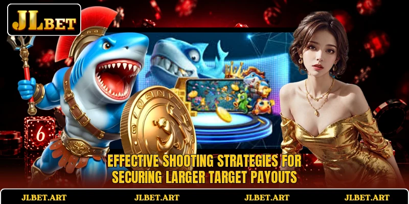Effective shooting strategies for securing larger target payouts