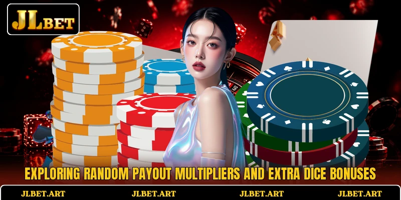 Exploring random payout multipliers and extra dice bonuses