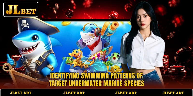 Identifying swimming patterns of target underwater marine species