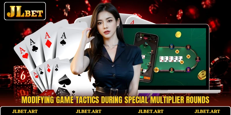 Modifying game tactics during special multiplier rounds