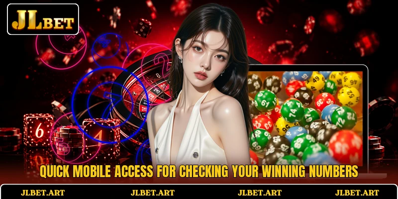 Quick mobile access for checking your winning numbers