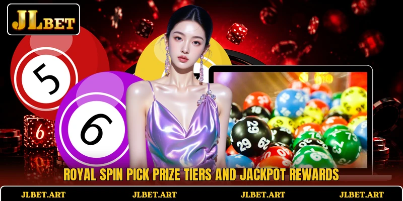 Royal Spin Pick prize tiers and jackpot rewards