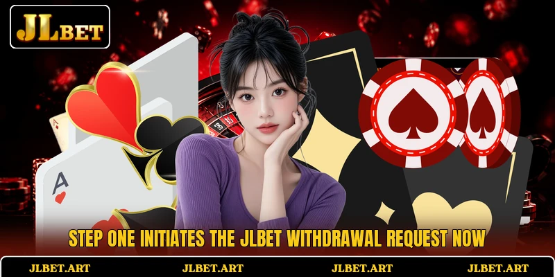Step one initiates the JLBET withdrawal request now