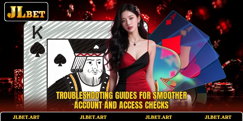 Troubleshooting guides for smoother account and access checks Troubleshooting guides for smoother account and access checks